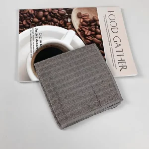 Stock Microfiber Waffle Kitchen Hand Towels Dish Cloth Highly Absorbent Cleaning Drying Dishes Tea Towel Extra Soft