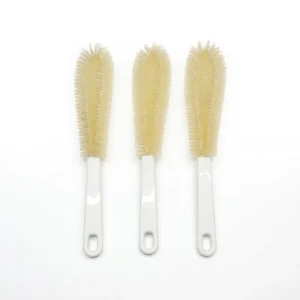 Straight Handle Bottle Cleaning Brush with Dense PP Bristles and Hanging Hole for Baby Bottles and Jars