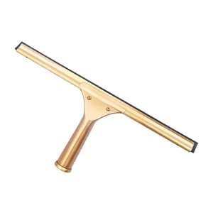 Streak Free 18 Brass Squeegee With Handle Household Wiper Bathroom Scraper Shower Door Glass Window Cleaner Squeegee