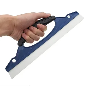 Streak Free Silicone Squeegee Quick Drying Wiper for Shower Doors, Car Windows & Glass, Scratch Free Cleaning Tool