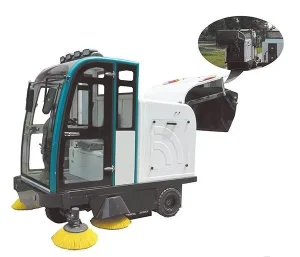 Street Cleaning Cart Beach Sweeper Ride on Floor Scrubber