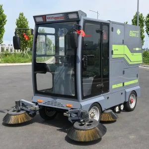 Street Sweeping Robot Industrial Vacuum Sweeper Electric Motor 60V 3000W Floor Cleaning Machine