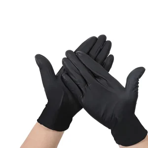 Strictly Selected Customizable Nitrile Gloves Eight Thousand Five Boxiang Thickened Wear resistant Anti static Black Shampoo