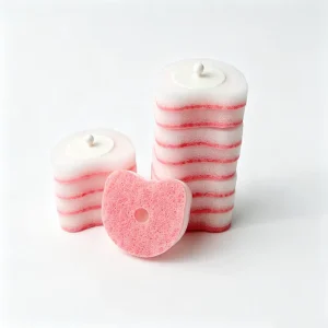 Strong Daily Use Disposable Toilet Brush Head Home’s Best Strong Decontamination Sponge Replacement for Scouring Pads