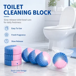 Strong Effective Toilet Bowl Cleaner Block Bathroom Freshener WC Tablets Clean Flush Tool Drain Cleaner
