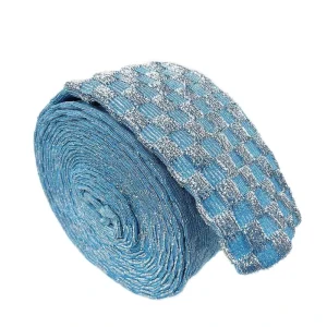 Strong Kitchen Cleaning Sponge Scourer Woven Fabric Circular Raw Material Scrubber Cloth Rolls