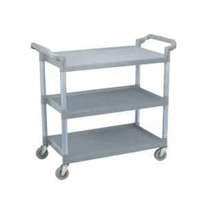 Strong PP Material Service Cart Easily Cleaned Custom Logo Option Various Sizes Multipurpose for Hotel Restaurant