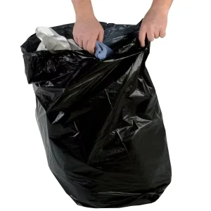 Strong Side Gusset Trash Garbage Bags 220 Counts Biodegradable Custom Logo Plastic Bag for Business in Box