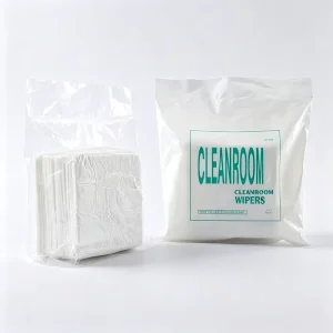 Sufficient Stock 100% Polyester Eco-Friendly Cleanroom Wipers Disposable Electronic Cleaning Cloth
