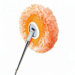 Sunflower Flat Mop Electrostatic Dust Stainless Steel Water Absorbing Household Cleaning