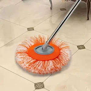 Sunflower Mop with Microfiber for Household Cleaning Rotatable Design Absorbent Ceiling Dust Removal Eco Friendly