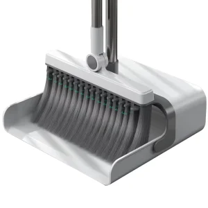 Sunshine 2 in 1 Extendable Broomstick Set PP Bristle Material Broom Dustpan for Office Home Kitchen Lobby Floor Sweeping Mop Use