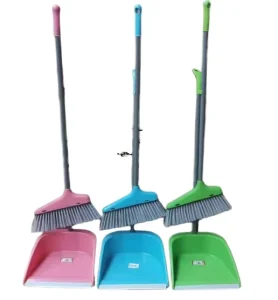 Sunshine Direct Manufacture Modern Household Cleaning Set Economical Long Handle Dustpan and PET Broom for Easy Cleaning