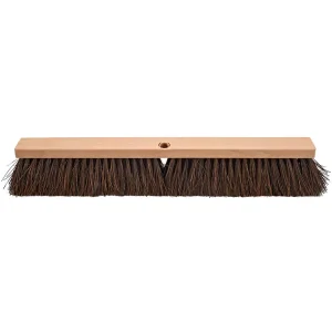 Sunshine Factory’s Modern Long Garden Broom Head Natural Bristle Wood Plastic PET PP Dustpan for Home Sweeping Cleaning