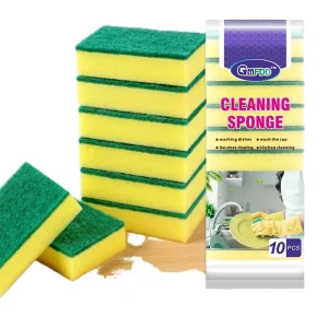 Sunshine Heavy Duty Kitchen Cleaning Sponge High Quality No Scratch Scouring Pad for Dishwashing Made of Stainless Steel Wire