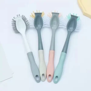 Sunshine High Quality Eco Friendly Plastic Dish Brush Hand Design Kitchen Cleaning Brushes