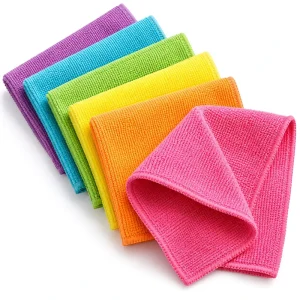 Super Absorbent Eco Friendly Microfiber Cleaning Towel Dish Cloth 40x40cm 250gsm 300gsm for Daily Kitchen Use