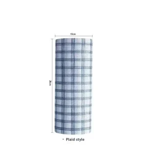Super Absorbent Extra Large Plaid Non-Woven Disposable Cleaning Cloths for Wet and Dry Kitchen Household Use