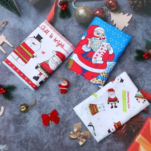 Super Absorbent Fast Drying Eco-Friendly Plain 100% Polyester Kitchen Tea Towel Set Microfiber Lint Free Wiping Dishes Drying