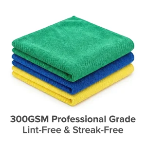 Super Absorbent Lint Free Non Scratch Microfiber Cleaning Cloth