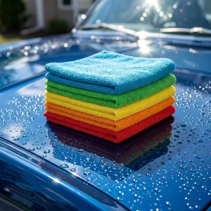 Super Absorbent Microfiber Cleaning Cloth Warp Knitted Lint Free Multi Purpose Kitchen Dusters Car Cleaning Drying Towel