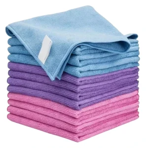Super Absorbent Microfiber Kitchen Dish Towel Quick-Dry Car & Home Cleaning Cloth Woven