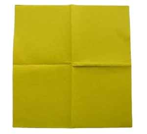 Super Absorbent Needle Punched Nonwoven Household Yellow Cleaning Cloth
