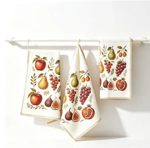 Super Absorbent Quick Dry Waffle Weave Durable Lint Free Machine Washable Microfiber Kitchen Tea Towel Home Kitchen Dish