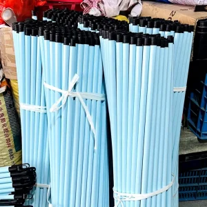 Super Merit Supply 22mm Thickness 0.22mm Powder Coating Metal Iron Broom Handle Stick