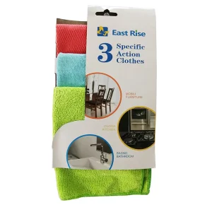 Super Practical Microfiber Household Cleaning Cloth Set of 3 All Purpose Color