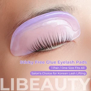Super Soft and Sticky Lash Lift Flat Shield Step 1 Reusable Eyelash Lift Pads Softening Pad Korean ultra Thin Lash Lift Rods