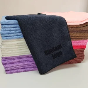 Superdry Premium Microfibre Kitchen Towel with Printing Logo Square Microfiber Kitchen Cloth Dish Towels
