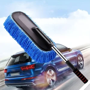Superfine Fiber Car Duster Suit Retractable Microfiber Car Dust Mop Home Cleaning Dust Removal Brushes Towels Kits