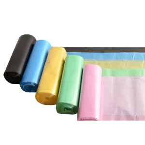 Supermarket Bulk Roll Clear Recycling Trash Bags 8 13 30 Gallon LDPE Offset Printing Disposable