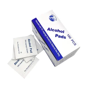 Supplier Travel Isopropyl Pad 70% Medical Disinfect Dirt Cleaning Swab Remover Wipes Non-Woven Cotton Prep Pads Alcohol Nail