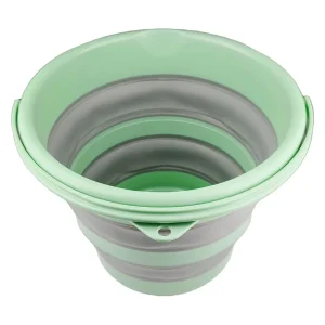 Sustainable 10L Plastic Bucket Square Shape for Water Storage Camping Use PP Collapsible Folding