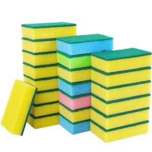 Sustainable Dishwashing Sponge with High Absorption and Non-Slip Surface for Kitchen Cleaning