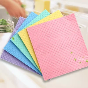 Swedish Dish Cloth Dishcloths Kitchen Cleaning Sponge Cloth Roll Cellulose Dish Cloths