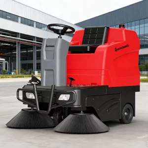 Sweeper Vacuum Floor Cleaner Electric Battery powered Ride on Sweeper Street Cleaning Machine for Road Floor Cleaning
