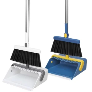 Sweeping Tools Set with Four-Layer Thick Dense Bristles for Hotel Restaurant and Lobby Heavy-Duty Cleaning