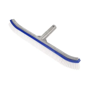 Swimming Pool Brush Cleaning Tool to Remove Moss Aluminum Back Nylon Brush with Telescopic Pole