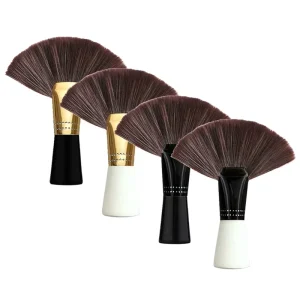 Synthetic Hairdressing Dust Brush with Large Fan Head for Barber Neck Cleaning