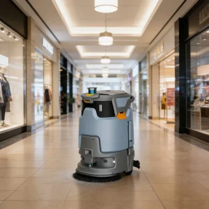T3plus Electric Self-Propelled Commercial Floor Cleaning Robot with 1200 m²/h Capacity