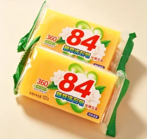 TIGERGOODS OEM Customize Brand Mild Transparent 84 Soap Washing Soap Suppliers Large Output Laundry Soap