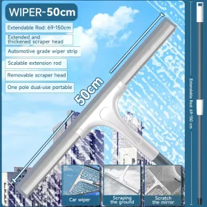 TPE Blade Plastic Handle Glass Cleaner Squeegee for Shower Car Windshield and Mirror