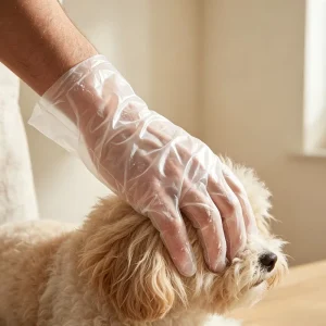 TPE Waterproof Disposable Gloves Transparent Food Grade Heat Resistant