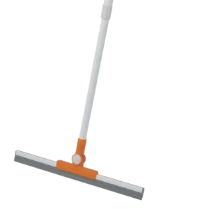 TPR Rubber Blade Floor Scraper Extendable Iron Pole 2 in 1 Magic Sweeping and Squeegee Window Scraper MOQ 500