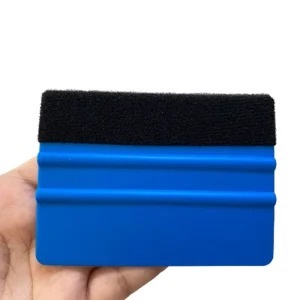 TPU Felt Edge Squeegee 10cm Car Wrap Vinyl PPF Scraper Bubble Remover Tool Body Anti Scratch Easy Install