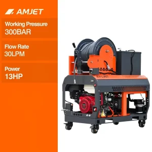 TS2023 200bar 23lpm Sewer Jetter Machine for 2-6in Pipe Cleaning and Municipal Sanitation