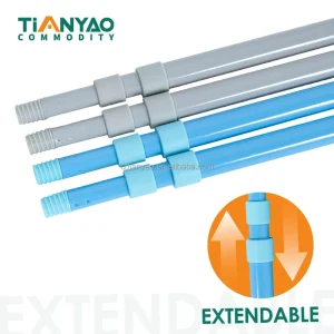 TY PT12 Durable Iron Coated Metal Telescopic Handle 19/22mm Extend to 190cm for Brooms